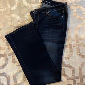 New York & Company Soho Curvy Bootcut Jeans, Dark Blue